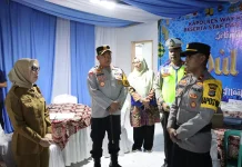 Polres dan Pemkab Way Kanan Tinjau Kesiapan Posko Jalinteng