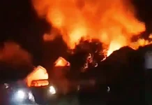 Rumah Warga di Gunung Labuhan Way Kanan Terbakar