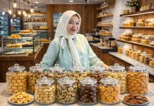 Penjual Kue Kering Siapkan Stok jelang Lebaran