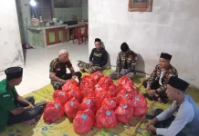 Ansor Banser Bumi Rejo Salurkan Bantuan Sembako ke 36 Lansia