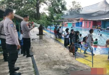 Polres Way Kanan Perketat Pengamanan Objek Wisata saat Momen Libur Lebaran