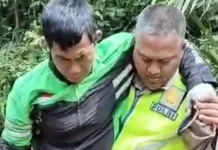 Polisi Evakuasi Pengendara yang Alami Kecelakaan di Jalinteng