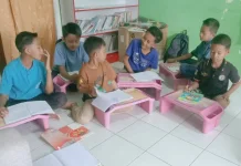 Tingkatkan Literasi Anak, Metode Evaluasi Diterapkan di Pustaka Kencana