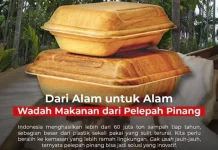 Wadah Pelepah Pinang Terurai Seminggu, Atasi Sampah Plastik
