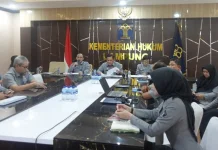 Kanwil Kemenkum Lampung Bahas Kerja Sama dengan Perguruan Tinggi