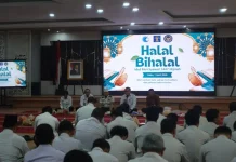 Kanwil Kemenkum Lampung Gelar Halal Bihalal