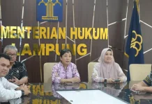 Kanwil Kemenkum Lampung Ikuti Webinar P4GN
