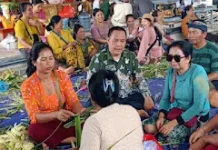 Camat Negeri Agung Tinjau Piodalan di Pura Gelgel