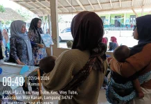 Puskesmas Way Tuba Gelar Penyuluhan UKGM di Way Tuba Asri