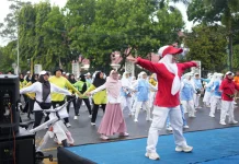 Melalui CFD, Wali Kota Metro Ajak Warga Sehat