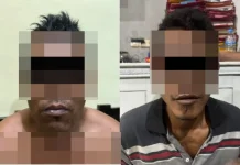 Polres Way Kanan Tangkap Pencuri Rel Kereta Api