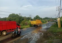 Jalinsum Way Kanan Tergenang, Warga Keluhkan Drainase
