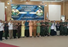 Hadiri Pisah Sambut Danlanud AD, KPU Way Kanan Tunjukkan Sinergi Antarlembaga