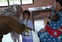 Puskesmas Way Tuba Gelar Penyuluhan UKGM di Wau Mencar