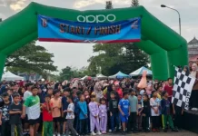 Jalan Sehat HUT 27 Way Kanan, Polisi Amankan Rute