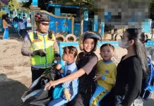 Polisi Tingkatkan Pengamanan Lalu Lintas di Way Kanan