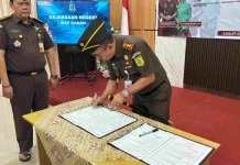 Kejari Way Kanan Lakukan Sertijab, Perkuat Kinerja Penegakan Hukum