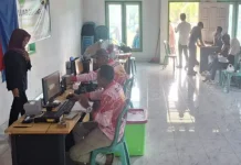 Disdukcapil Way Kanan Jemput Bola Layanan Adminduk di Kampung Bhakti Negara