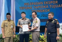 Badan Karantina Indonesia Dorong Ekspor Tapioka Lampung