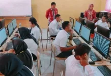 Peserta Didik Kesetaraan Way Kanan Ikuti Uji Asesmen