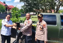 Sinergitas KPH Bukit Punggur dan Polres Way Kanan