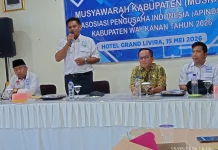 I Gede Budi Artana Pimpin APINDO Way Kanan