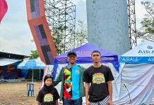 Dua Atlet Way Kanan Lolos Hari Ketiga Kejurprov Panjat Tebing