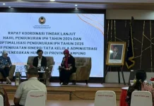 Pemkab Way Kanan Bahas Target Indeks Pembangunan Hukum Nasional