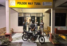Polisi Amankan Pelaku Curanmor di Kampung Way Tuba