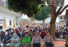 Momen Iduladha, Polsek Gunung Labuhan Jaga Kebersamaan