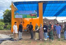 TPHP Way Kanan Pantau Pemotongan Sapi Bantuan Presiden