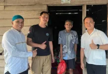 Lapas Way Kanan Salurkan Daging Kurban kepada Warga