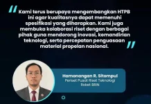 Material Elastis Pengendali Stabilitas Roket RX Indonesia