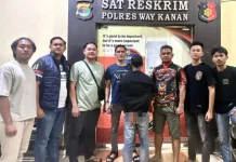 Polisi Tangkap Buronan Kasus Kekerasan Anak di Way Kanan