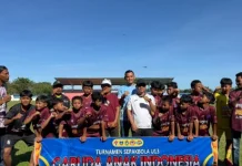 Tim U-13 Way Kanan Tembus Semifinal Turnamen Garuda Anak Indonesia