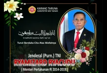 Karang Taruna Way Kanan Berduka atas Wafatnya Ryamizard Ryacudu