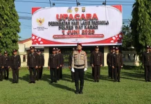 Kapolres Way Kanan Ajak Amalkan Nilai Pancasila dalam Kehidupan