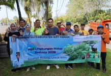Hari Lingkungan Hidup, Way Kanan Gelar Kurve dan Tanam Pohon