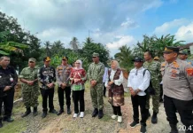 Jembatan Perintis Garuda di Kampung Serupa Indah Mulai Dibangun