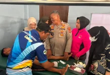 Polres Way Kanan Gelar Bakti Kesehatan Massal