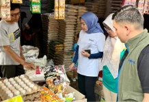 Bulog Lampung Utara Pantau Harga dan Stok Beras di Pasar Sentral