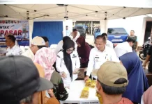 Gerakan Penetrasi Pasar Digelar di Enam Titik Pasar di Way Kanan