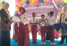 SDN 1 Way Tuba Asri Lepas 39 Siswa Kelas VI