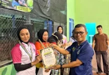 Yudha-Faisal dan Heni-Dwi Juarai PORKAB Tenis Way Kanan