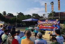 Polsek Banjit Gelar Turnamen Tenis Meja dan Nobar Piala Dunia