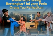 Kakak Beradik Sering Bertengkar, Ini yang Perlu Orang Tua Lakukan