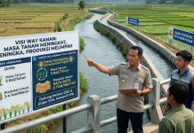 Way Kanan Targetkan Tiga Kali Masa Tanam Padi