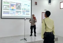 Polres Way Kanan Gelar Penilaian Lomba Satpam Teladan Sambut Hari Bhayangkara