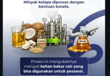 Bio-jet Fuel dari Minyak Kelapa BRIN, Kurangi Emisi Sektor Penerbangan