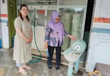 Puskesmas Way Tuba Periksa Sanitasi Depot Air Minum ZIA